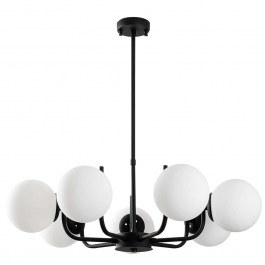 Φωτιστικό Οροφής Antler 521SHN3498 Φ74x70cm 7xE14 40W Black Opviq BLACK