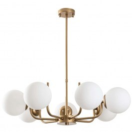 Φωτιστικό Οροφής Antler 521SHN3501 Φ74x70cm 7xE14 40W Gold Opviq GOLD