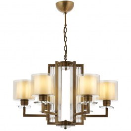 Φωτιστικό Οροφής 301AUR1184 Φ70x90cm 6xE27 40W Gold Opviq GOLD