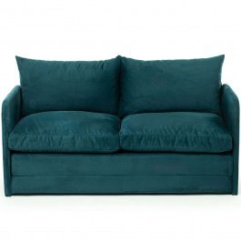 Two-Seater Sofa - Bed Saga 859FTN2885 148x70x66cm Petrol PETROL