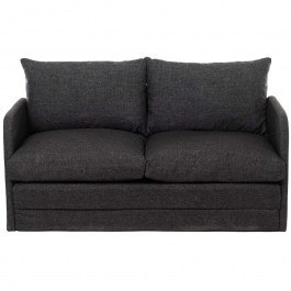 Two-Seater Sofa - Bed Saga 859FTN2889 148x70x66cm Dark Grey DARK GREY