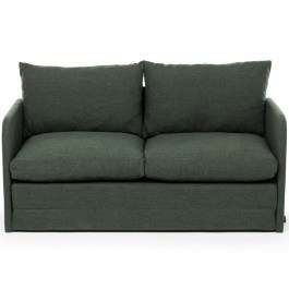 Two-Seater Sofa - Bed Saga 859FTN2890 148x70x66cm Green GREEN