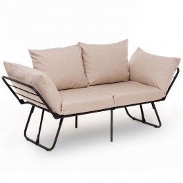 Two-Seater Sofa - Bed Viper 859FTN2859 859FTN2859 150x60x78cm Cream CREAM