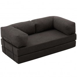 Καναπές Τριθέσιος Comfort 825BLC5217 190x95x75cm Anthracite ANTHRACITE