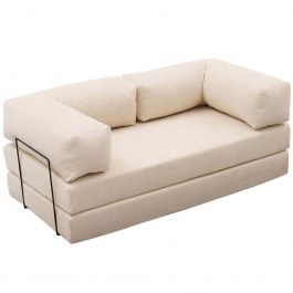 Καναπές Τριθέσιος Comfort 825BLC5221 190x95x75cm Cream CREAM