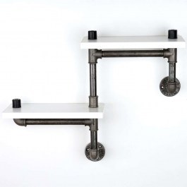 Wall Shelf Boruraf 268EVL1380 56x13x42cm White WHITE