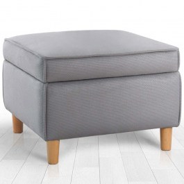 Σκαμπό Με Αποθηκευτικό Χώρο Roscen 209FLF1417 63x63x43cm Grey GREY