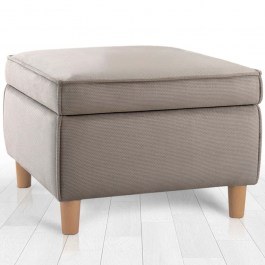 Σκαμπό Με Αποθηκευτικό Χώρο Roscen 209FLF1418 63x63x43cm Brown BROWN