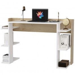 Office Cinar 875ZNA4631 122,7x45x77cm White-Oak OAK-WHITE