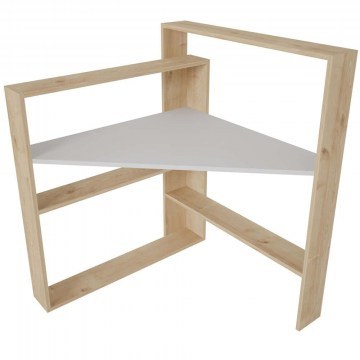 Γραφείο Kelly 875ZNA4634 93,6x93,6x114cm Oak-White