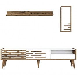 Television Composition Valensiya 845HCT5343 180x35x45cm Walnut-White WALNUT-WHITE