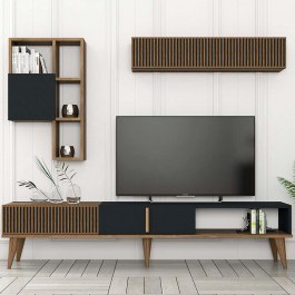 Television Composition Milan 845HCT3111 180x35x40cm Walnut-Anthracite ANTHRACITE