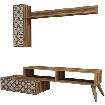 Television Composition Planet 845HCT3047 150x37,2x37,8cm Walnut-Cream