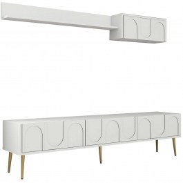 Television Composition Lyon 845HCT5580 180x35x43cm White WHITE