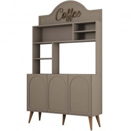 Ντουλάπι Kουζίνας Lyon 845HCT5818 120x35x202cm Mocha MOCHA