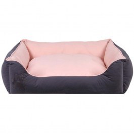 Κρεβάτι Κατοικίδιου Lucy Dog & Cat M 954JNG1224 80x60x18cm Grey-Pink Petpetite GREY-PINK