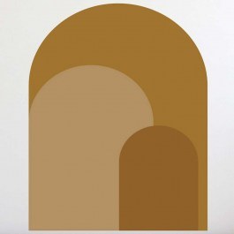 Wall Sticker 740ELB1112 70x100cm Ochre Wallity OCHRE
