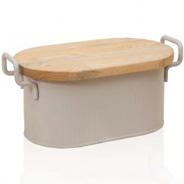 Ψωμιέρα 280TMA3610 39x22x16cm Beige Hermia BEIGE