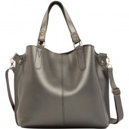 Women's Shoulder/Hand Bag 307BGM1240 32x23x16cm Silver Bagmori SILVER