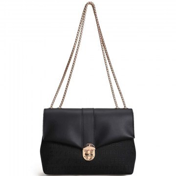 Shoulder Bag 671LKB1652 26x10x20cm Black Lucky Bees