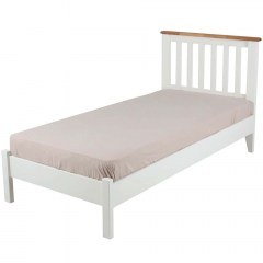 Κρεβάτι Fidan Modern Country (Για Στρώμα 90x200cm) 524ADS1520 90x200x98cm White