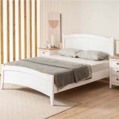 Κρεβάτι Karya Modern Country (Για Στρώμα 160x200cm) 524ADS1508 160x200x98cm White