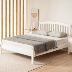 Κρεβάτι Nil Modern Country (Για Στρώμα 160x200cm) 524ADS1512 160x200x98cm White