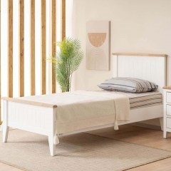 Κρεβάτι Uren Modern Country (Για Στρώμα 90x200cm) 524ADS1532 90x200x98cm White