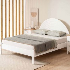 Bed Turtle (For Mattress 120x200cm) 524ADS1535 120x200cm White