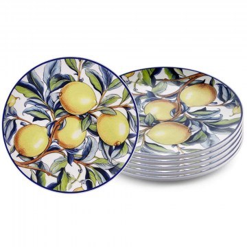 Dessert Plate (Set 6Pcs) 280TMA2208 19x19x2cm Multi Hermia