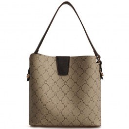 Τσάντα Ώμου - Χιαστί 671LKB1519 21x14x21cm Cream-Brown Lucky Bees CREAM-BROWN