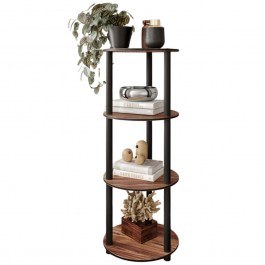 Floor Rack 282PTR1128 D34x106cm Walnut WALNUT
