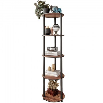 Floor Rack 282PTR1126 D34x140cm Walnut