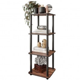 Floor Rack 282PTR1136 34x34x106cm Walnut WALNUT