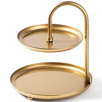 Decorative Shelf Kormen 247HFM1129 D20x21cm Gold Aberto Design
