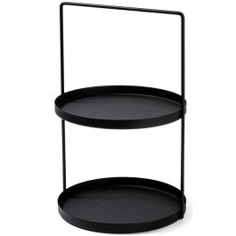 Decorative Shelf Tilos 247HFM1118 D21x33cm Black Aberto Design BLACK