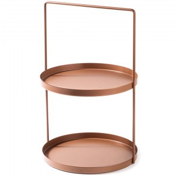 Decorative Shelf Tilos 247HFM1119 D21x33cm Copper Aberto Design