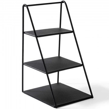 Διακοσμητική Εταζέρα Kalimnos 247HFM1133 16x17x30,5cm Black Aberto Design