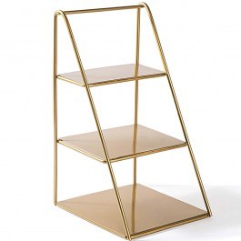 Decorative Shelf Kalimnos 247HFM1135 16x17x30,5cm Gold Aberto Design GOLD