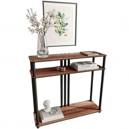 Κονσόλα Garcia 282PTR1148 90x30x84cm Walnut WALNUT