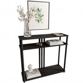 Κονσόλα Garcia 282PTR1149 90x30x84cm Black BLACK