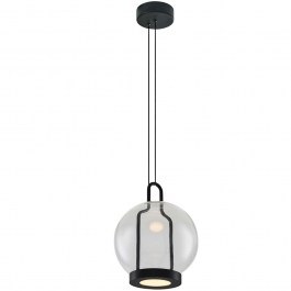 Φωτιστικό Οροφής 701CHD1612 Φ18x120cm Led 1300lm 13W 3000K Black Opviq BLACK