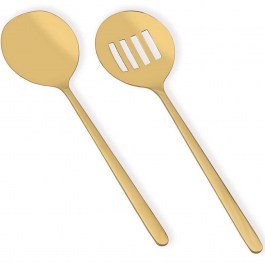 Κουτάλες Σερβιρίσματος (Σετ 2Τμχ) 742TMA4107 25cm Gold Hermia GOLD