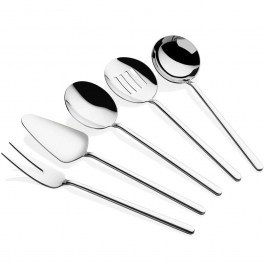 Σετ Σερβιρίσματος Allegra (Σετ 5Τμχ) 645DRM1104 Silver Hermia SILVER