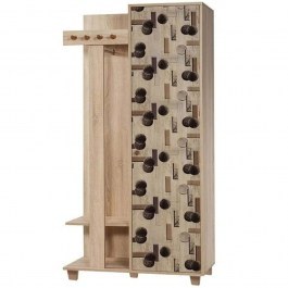 Έπιπλο Εισόδου Garmanto 869VEL4839 90x36x192cm Multi-Brown MULTI-BROWN