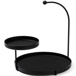 Decorative Shelf Knidos 247HFM1106 25x21x28cm Black Aberto Design BLACK