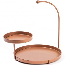 Decorative Shelf Knidos 247HFM1107 25x21x28cm Copper Aberto Design COPPER