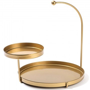 Decorative Shelf Knidos 247HFM1108 25x21x28cm Gold Aberto Design