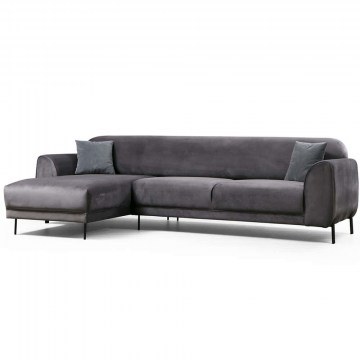 Corner Sofa - Bed (Left Corner) Image 560ARE1144 287x169x85cm Anthracite
