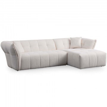 Corner Sofa (Right Corner) Boxer 560ARE1238 290x165x75cm White